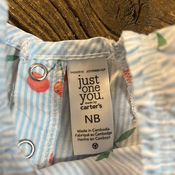 Just One You made by Carters Cherries Romper - Picture 4 of 5